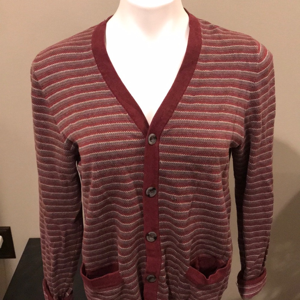 Merona Button-Down/Cardigan Sz S/M